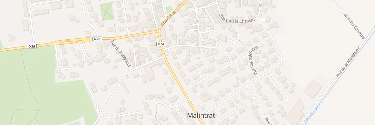 Plan du 1B Av de la Joselle à Malintrat