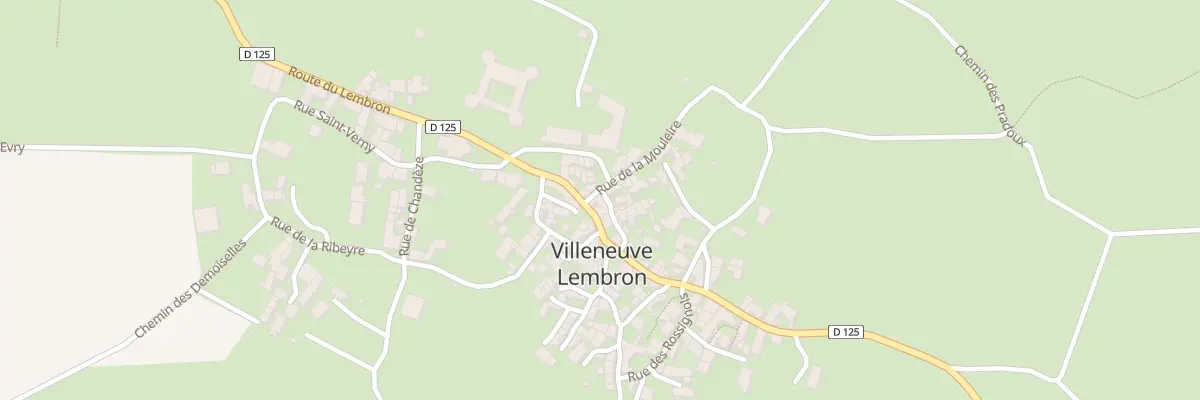 Plan du 9003 Rue des Fours A Pain à Villeneuve
