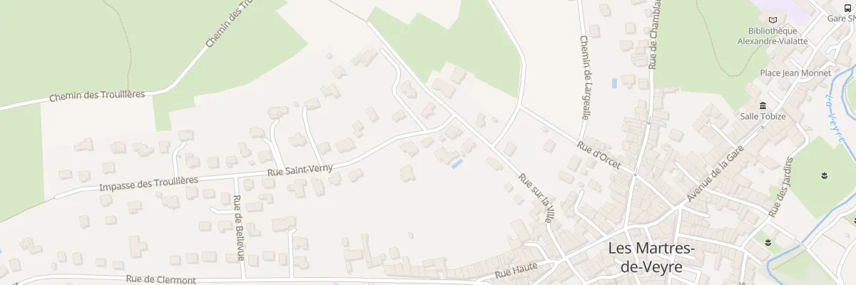 Plan du 248 Rue Saint Verny aux Martres-de-Veyre