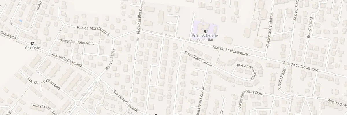 Plan du 29 Rue du 19 Mars 1962 à Lempdes