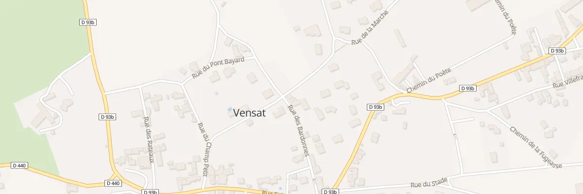 Plan du 3 Rue de la Marche à Vensat