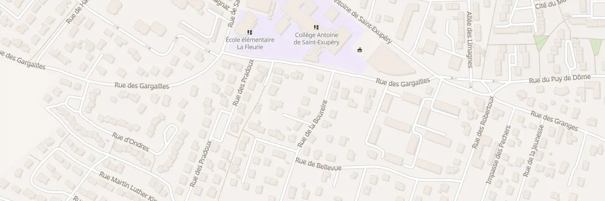Plan du 51 Rue de la Boureire à Lempdes