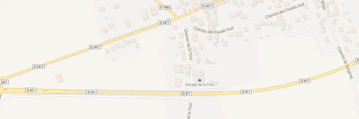 Plan du 8 Che de la Tour à Bazoches-lès-Bray