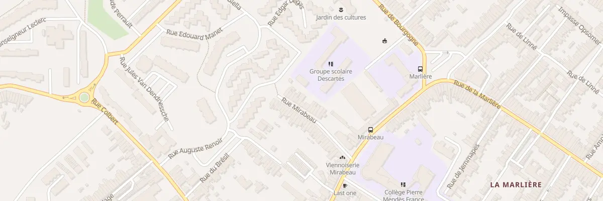 Plan du 38 Rue Mirabeau à Tourcoing