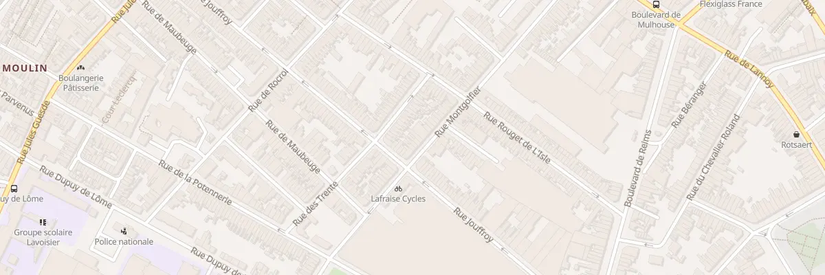 Plan du 88 Rue Montgolfier à Roubaix
