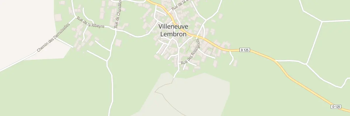 Plan du 9008 Rue du Pas de l’Ane à Villeneuve