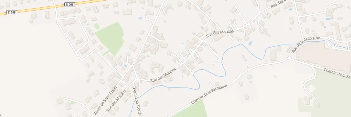 Plan du 60 Rue des Moulins à Gannat