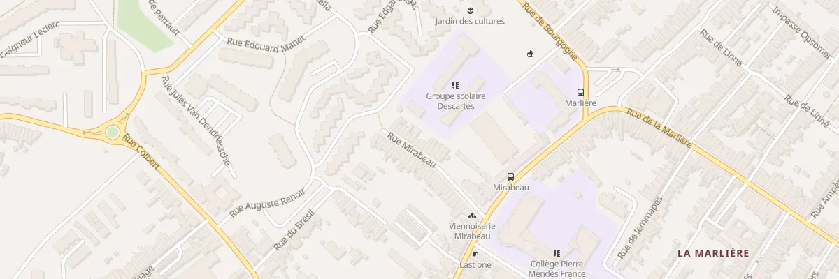 Plan du 36 Rue Mirabeau à Tourcoing