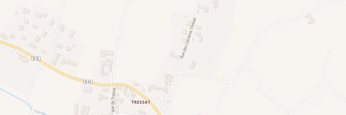 Plan du 5 Rue des Carrières - Tressat à Chaptuzat