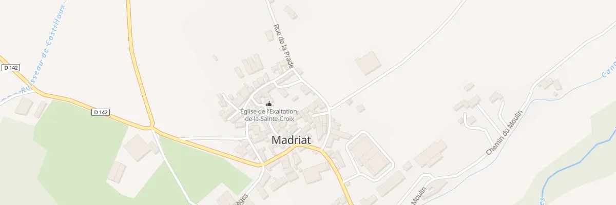 Plan du 4 Rue de la Prade à Madriat