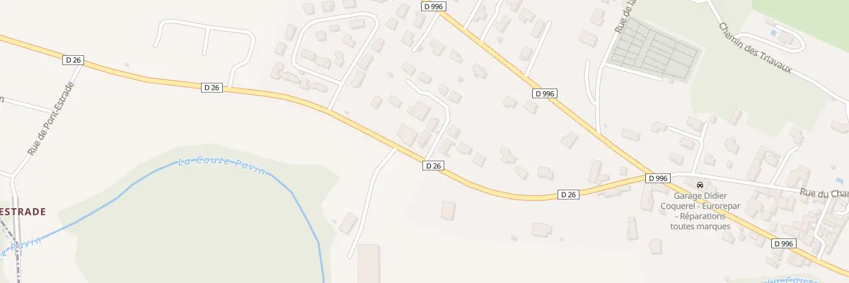 Plan du 1 Lot du Clos de Loradoux à Perrier