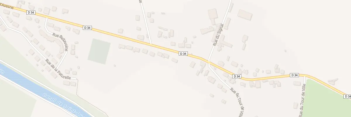 Plan du 48 Rue d’Avesne à Saint-Simon
