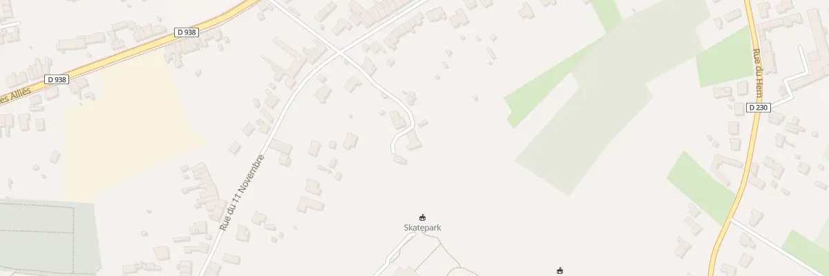 Plan du 56B Rue du Onze Novembre à Flines-lez-Raches