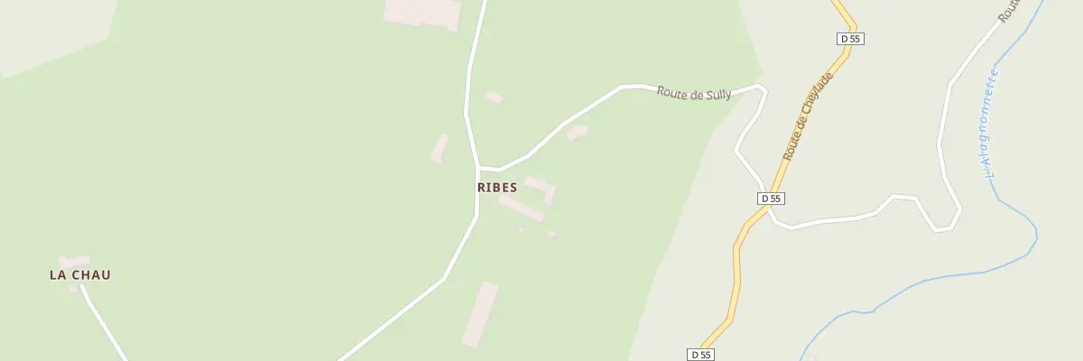 Plan du 5149 Ribes à Saint-Poncy