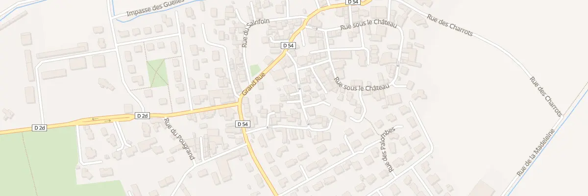 Plan du 14 Rue de la Nation à Malintrat