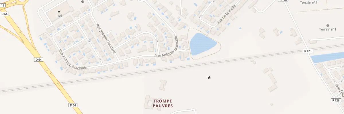 Plan du 572 Rue Antonio Machado à Béziers