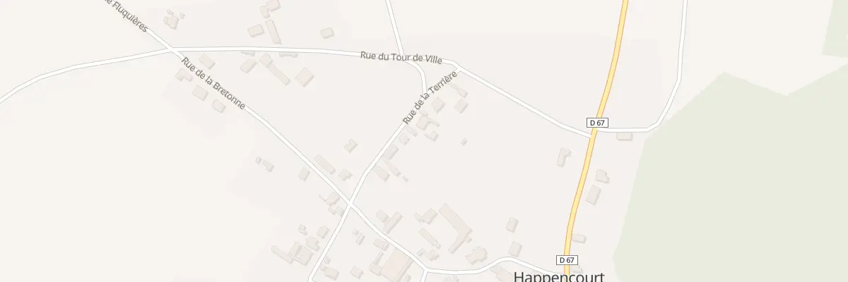 Plan du 6 Rue de la Terrière à Happencourt