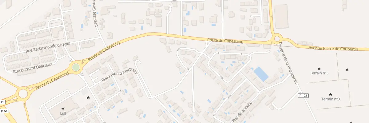 Plan du 115 Rue Louis de Sarret à Béziers