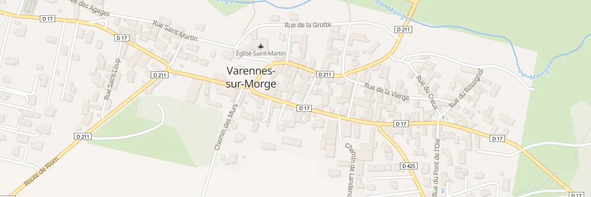 Plan du 3 Rte de Maringues à Varennes-sur-Morge