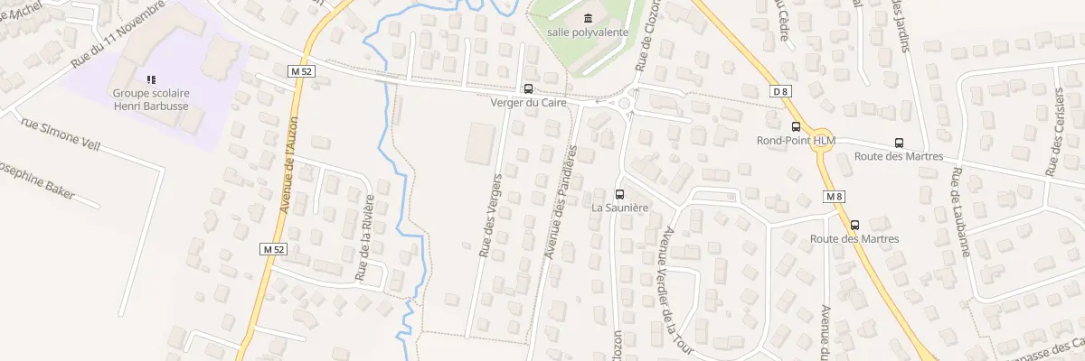Plan du 13 Rue des Vergers au Cendre