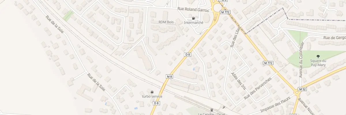 Plan du 5 Rue des Graveyroux au Cendre