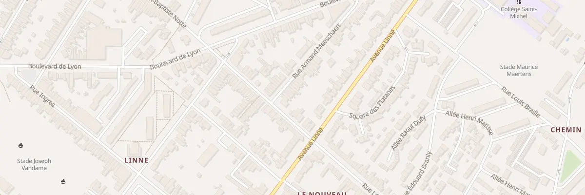 Plan du 4 Rue Armand Meeschaert à Roubaix