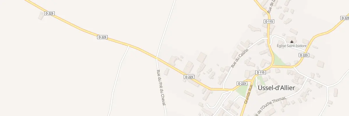 Plan du 18 Rue des Menutons à Ussel-d’Allier