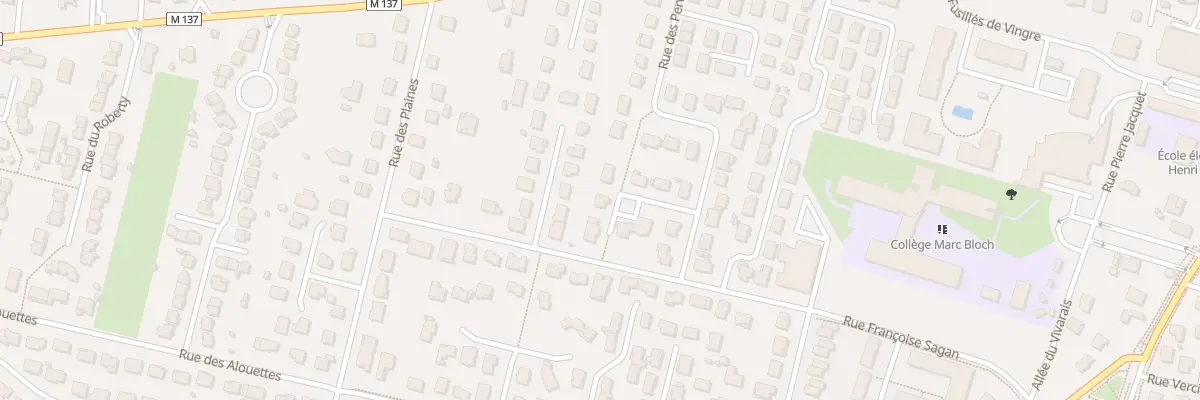 Plan du 35 Rue des Pervenches à Cournon-d’Auvergne