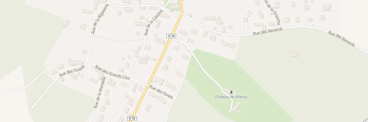 Plan du 4 Rue des Cèdres à Villeroy