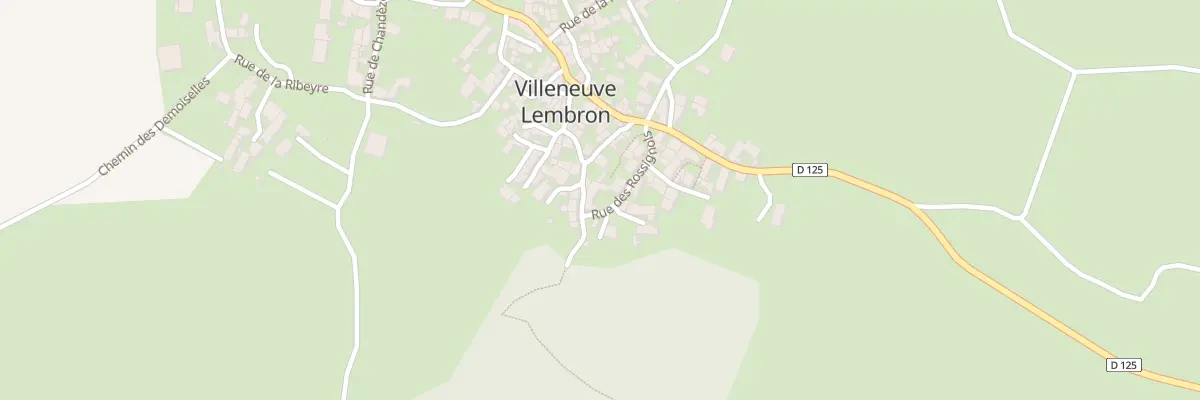 Plan du 9004 Rue des Rossignols à Villeneuve