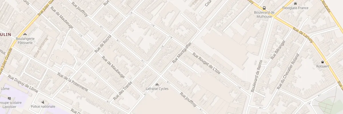 Plan du 76 Rue Montgolfier à Roubaix