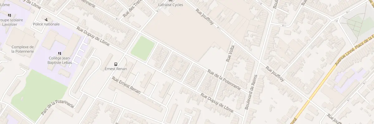 Plan du 146 Rue de la Potennerie à Roubaix