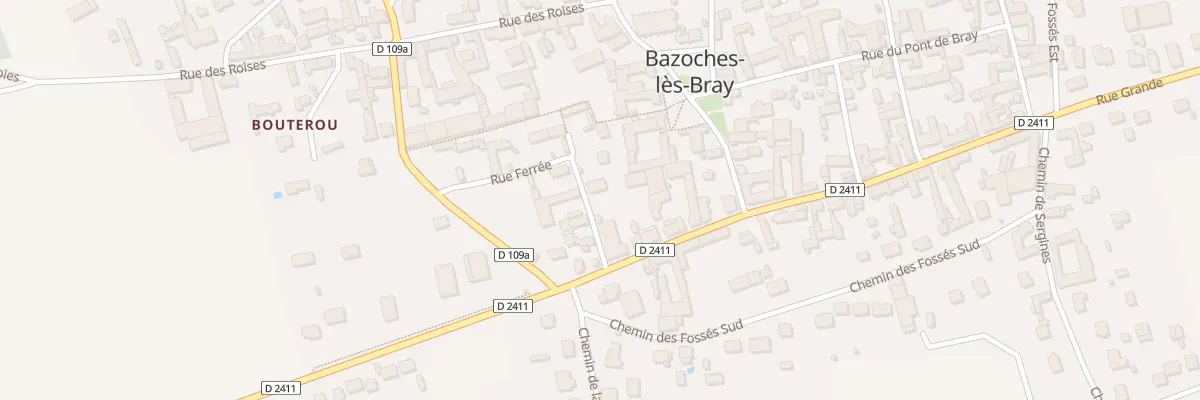Plan du 2 Rue Ferree à Bazoches-lès-Bray