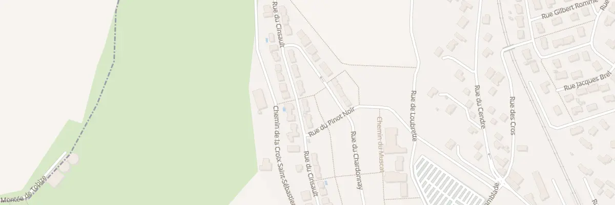 Plan du 274 Rue du Cinsault aux Martres-de-Veyre