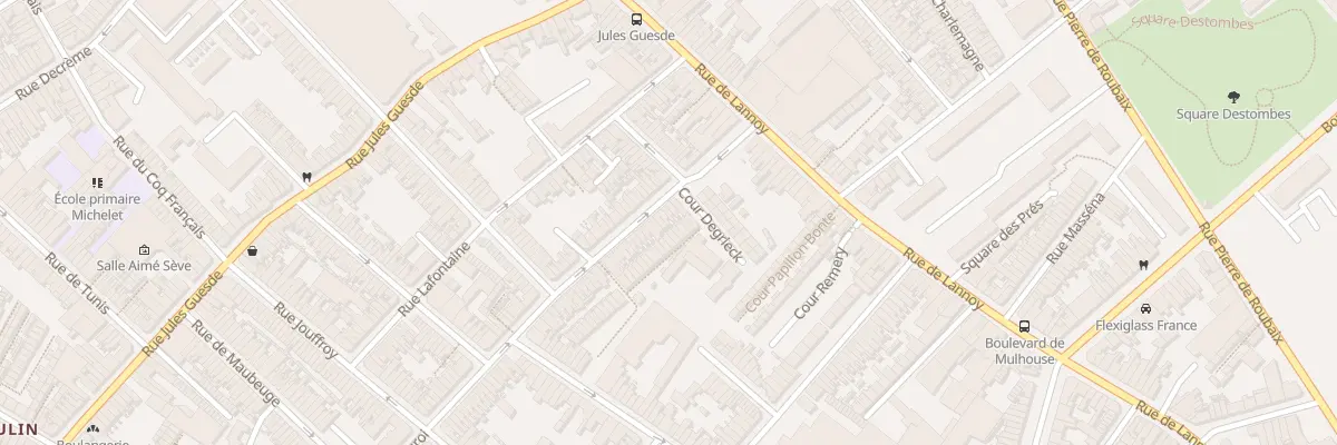 Plan du 31 Rue de Rocroi à Roubaix