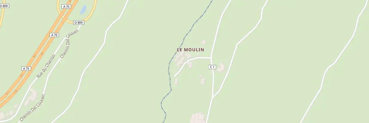 Plan du 5040 Le Moulin à Saint-Saturnin