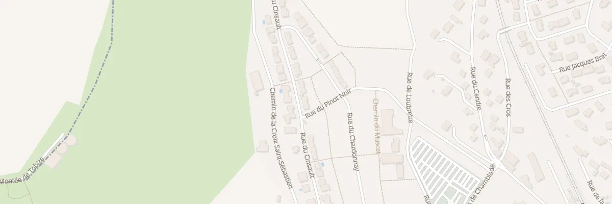Plan du 252 Rue du Cinsault aux Martres-de-Veyre
