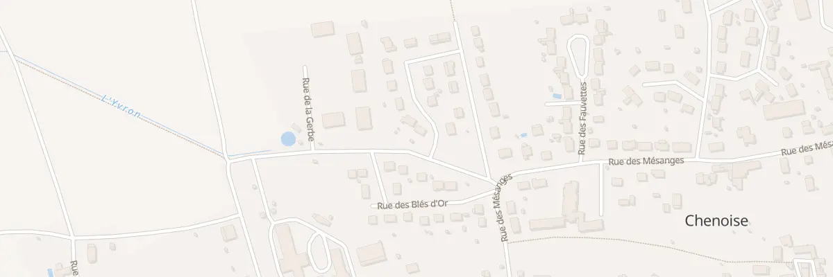 Plan du 1 Rue des Epis à Chenoise-Cucharmoy