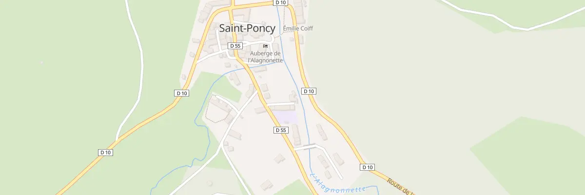 Plan du 5019 Le Bourg à Saint-Poncy