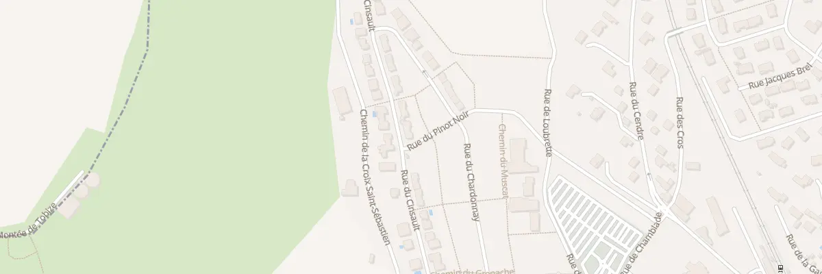 Plan du 246 Rue du Cinsault aux Martres-de-Veyre