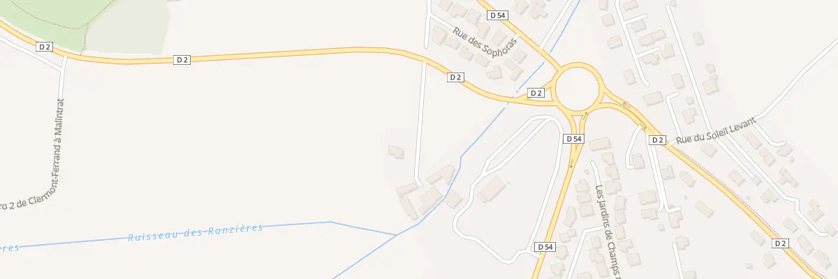 Plan du 5186 Le Champ à Malintrat
