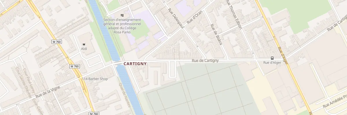 Plan du 35 Rue de Cartigny à Roubaix