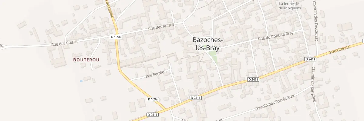 Plan du 1 Rle des Fossés à Bazoches-lès-Bray