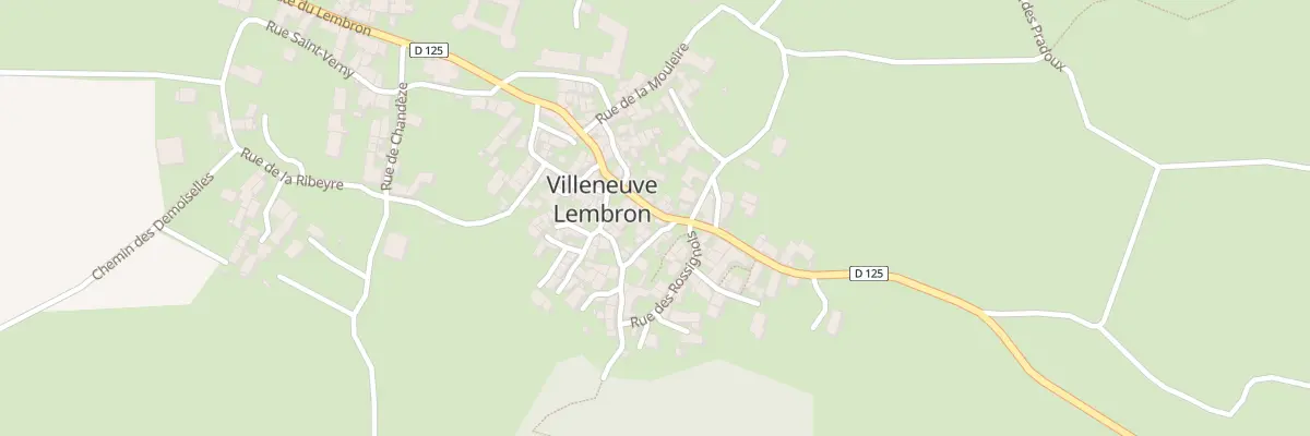 Plan du 9015 Rte Clauroux à Villeneuve