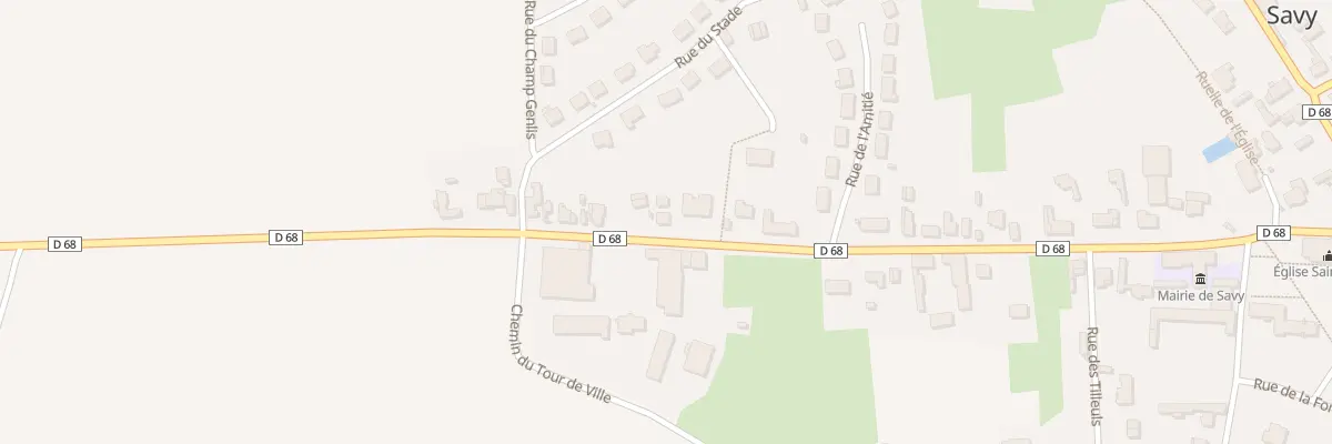 Plan du 34 Rue de Picardie à Savy