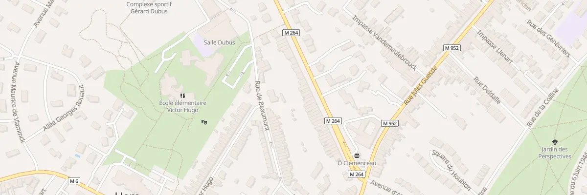 Plan du 59 Bd Clemenceau à Hem