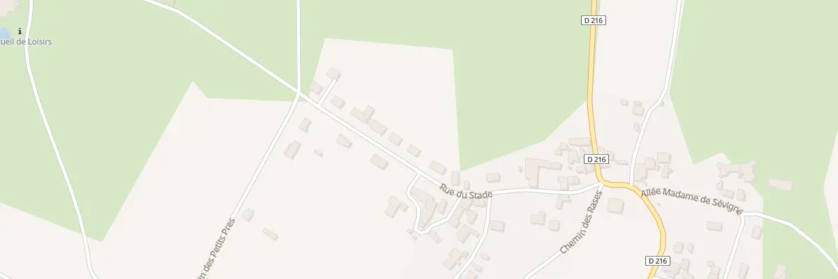Plan du 18 Rue du Stade à Mazerier