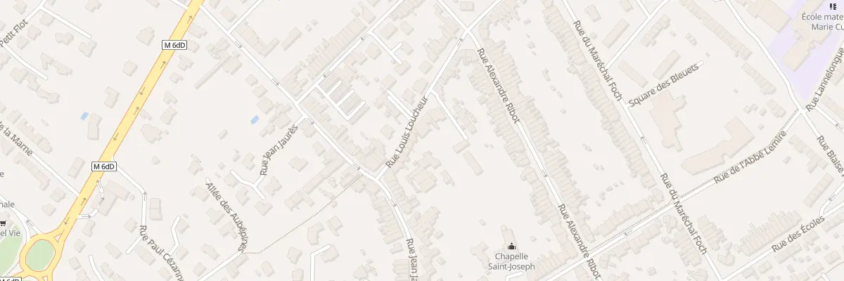 Plan du 12 Rue Louis Loucheur à Hem