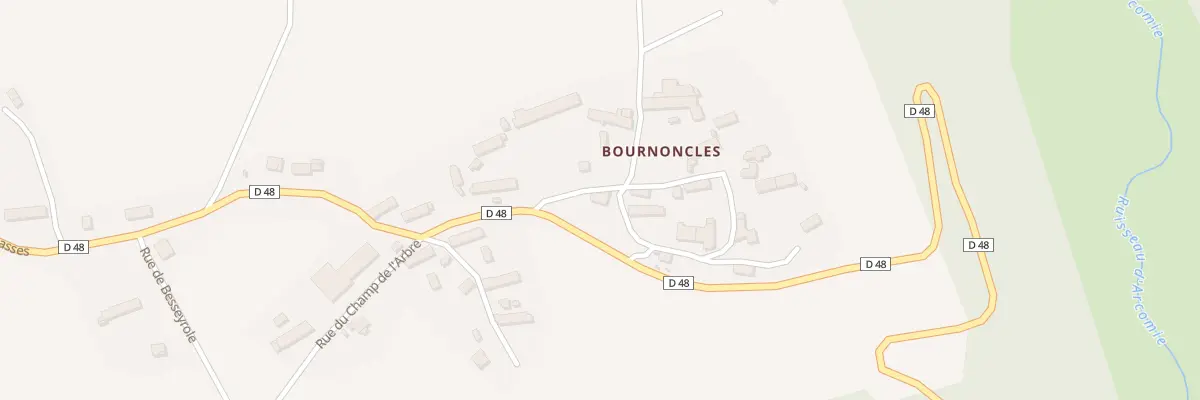 Plan du 5024 Bournoncles à Val d’Arcomie