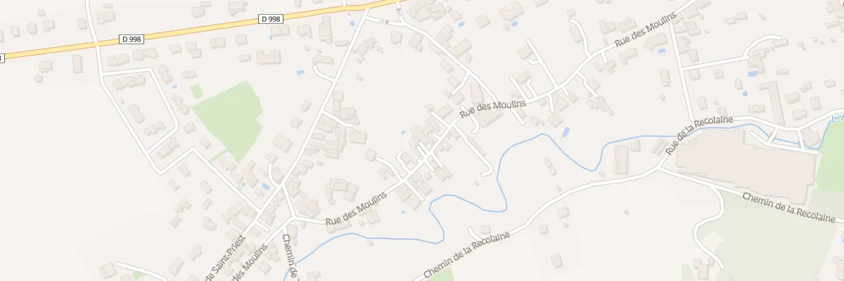 Plan du 50 Rue des Moulins à Gannat